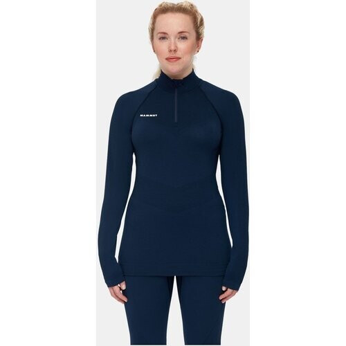 Mammut Trift Half Zip Longsleeve Shirt Dames Marineblauw