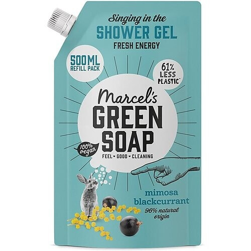 Marcel's Green Soap Douchegel Navul Stazak Mimosa & Zwarte Bes