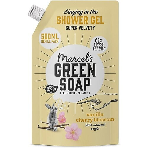 Marcel's Green Soap Douchegel Navul Stazak Vanille & Kersenbloesem ...