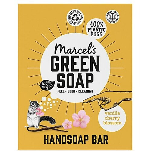 Marcel's Green Soap Handzeep Bar Vanille & Kersenbloesem