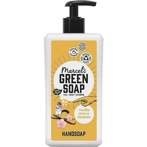Marcel's Green Soap Handzeep Vanille & Kersenbloesem 500ml