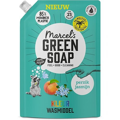 Marcel's Green Soap Kleur Wasmiddel Stazak Perzik & Jasmijn
