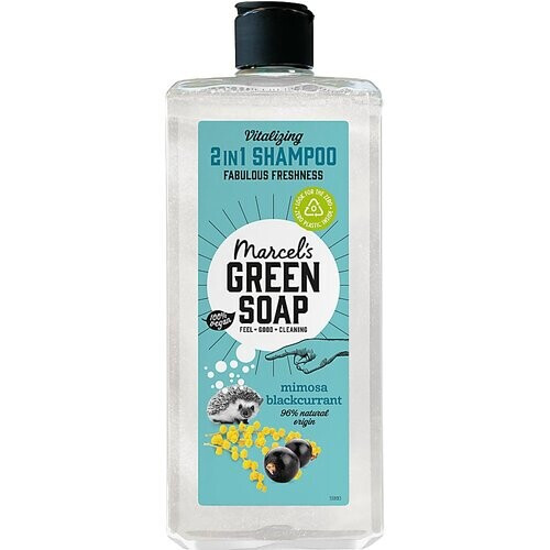 Marcel's Green Soap Shampoo 2in1 Mimosa & Blackcurrant 300ML