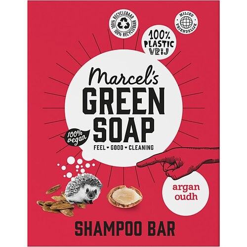 Marcel's Green Soap Shampoo Bar Argan & Oudh