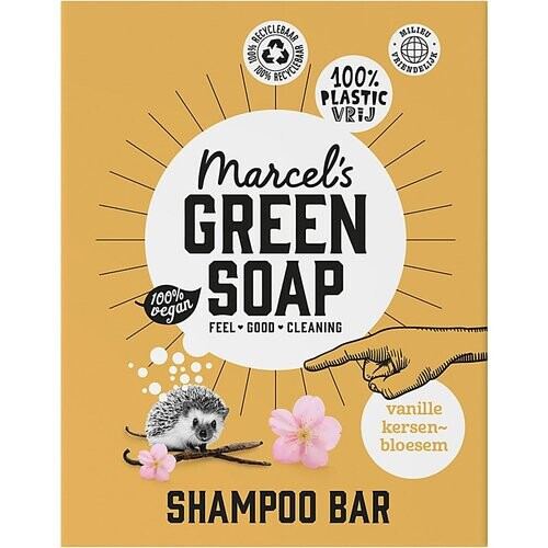Marcel's Green Soap Shampoo Bar Vanilla & Cherry Blossom