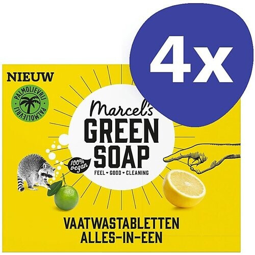 Marcel's Green Soap Vaatwastabletten Multipack x4