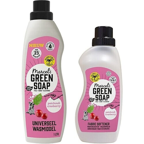 Marcel's Green Soap Was Bundel Patchouli & Cranberry