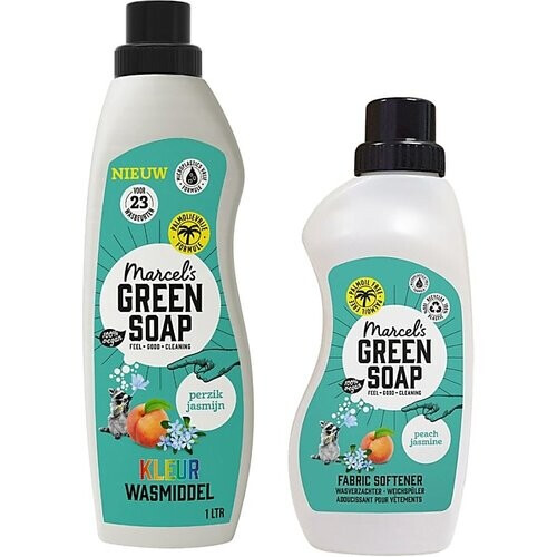 Marcel's Green Soap Was Bundel Peach & Jasmine