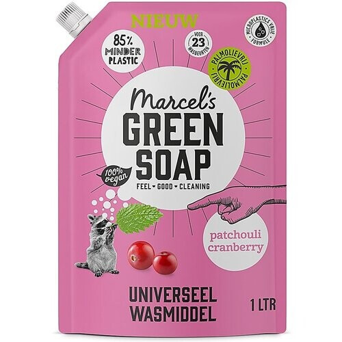 Marcel's Green Soap Wasmiddel Stazak Patchouli & Cranberry