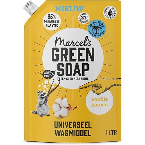 Marcel's Green Soap Wasmiddel Stazak Vanille & Katoen