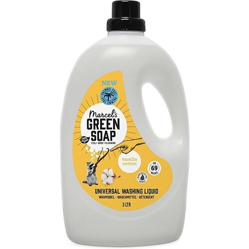Marcel's Green Soap Wasmiddel Vanille & Katoen 3L