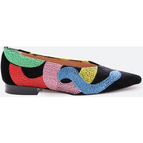 Momoc dames vegan Ballerina's L'Âme De Colette Zwart