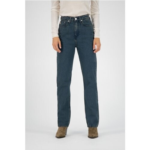 MUD Jeans dames vegan Jeans Relax Rose Whale Blauw