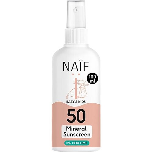 Naïf Zonnebrandcreme 0% parfum voor Baby & Kids SPF50 100ml