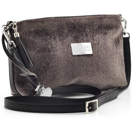 Noah dames vegan Schoudertas Venezia Samt Grey