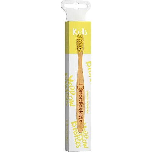 Nordics Bamboo Kids Tandenborstel Geel