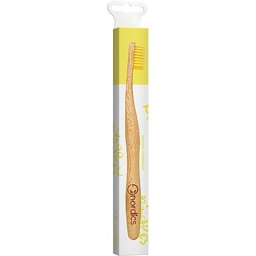 Nordics Bamboo Tandenborstel Geel