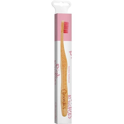 Nordics Bamboo Tandenborstel Roze