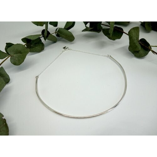 Nouare Jewelry dames vegan Choker Ketting Zilver