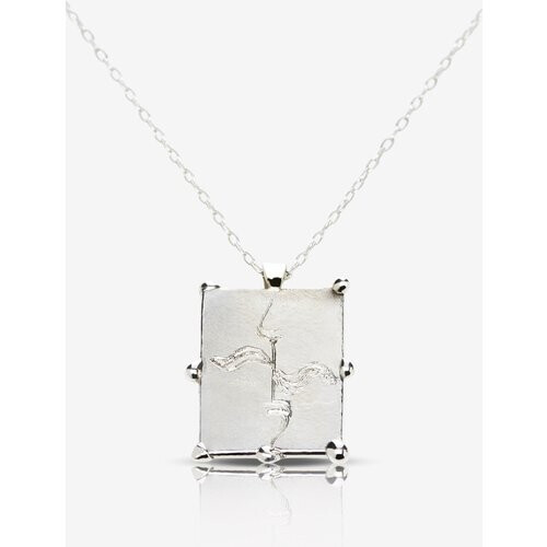 Nouare Jewelry dames vegan Ketting Padma Gerecycled Zilver