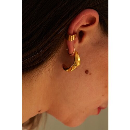 Nouare Jewelry dames vegan Oorbellen Martaban Verguld