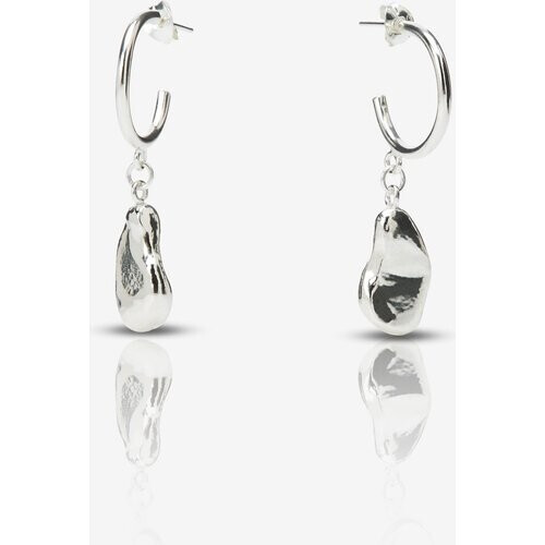 Nouare Jewelry dames vegan Oorbellen Sulu Drop Gerecycled Zilver