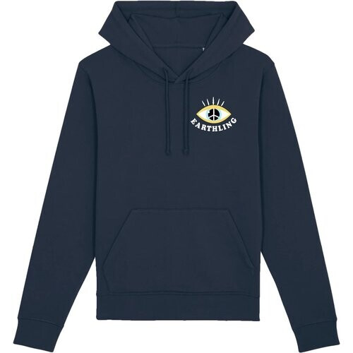 Oat Milk Club dames vegan Earthling - Biologisch Katoen Hoodie Navy