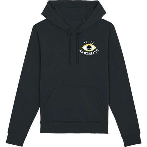 Oat Milk Club dames vegan Earthling - Biologisch Katoen Hoodie Zwart