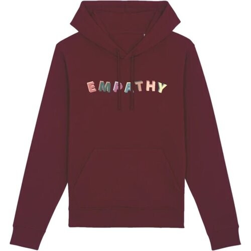 Oat Milk Club dames vegan Hoodie Empathy Bordeaux