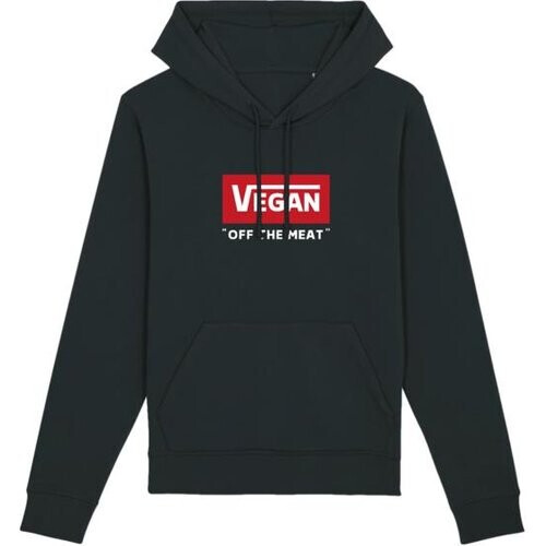 Oat Milk Club dames vegan Hoodie Off The Meat Zwart