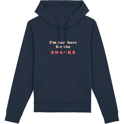 Oat Milk Club dames vegan Unisex Hoodie Snacks - Navy