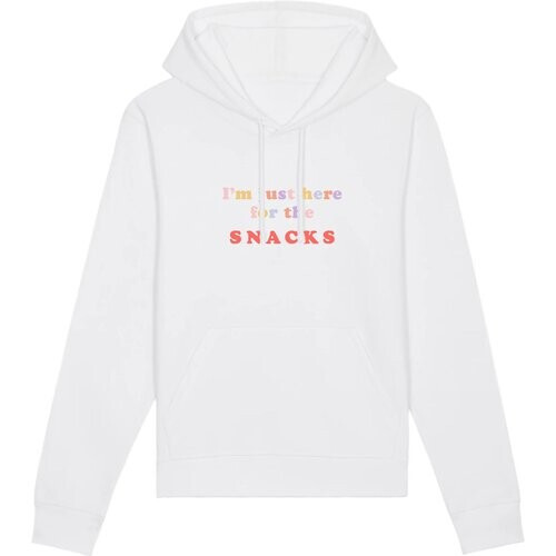 Oat Milk Club dames vegan Unisex Hoodie Snacks - Wit