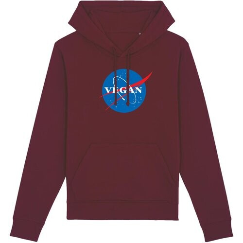 Oat Milk Club dames vegan Vegan Nasa - Biologisch Katoen Hoodie Bordeaux