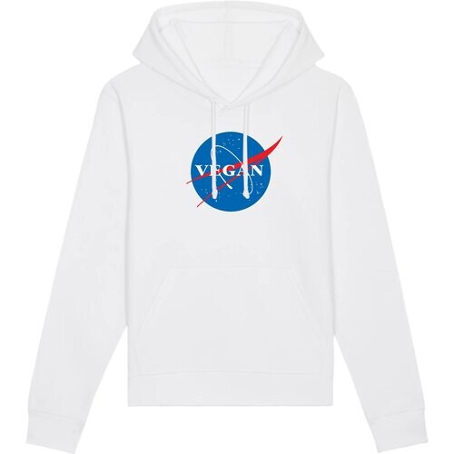 Oat Milk Club dames vegan Vegan Nasa - Biologisch Katoen Hoodie Wit