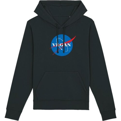 Oat Milk Club dames vegan Vegan Nasa - Biologisch Katoen Hoodie Zwart