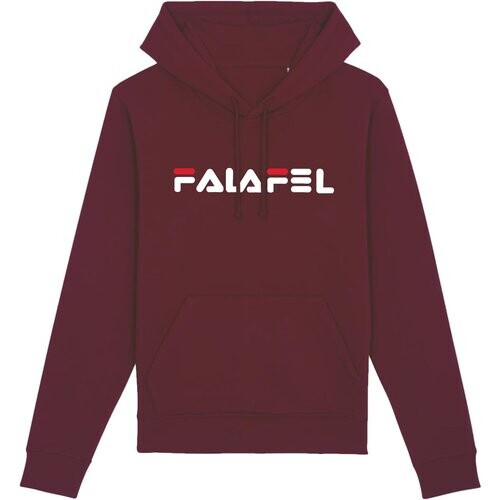 Oat Milk Club mannen vegan Hoodie Falafel Bordeaux
