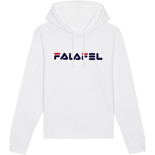 Oat Milk Club mannen vegan Hoodie Falafel Wit