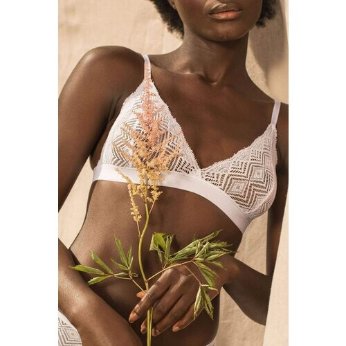 Olly Lingerie dames vegan Bralette Dawa Wit