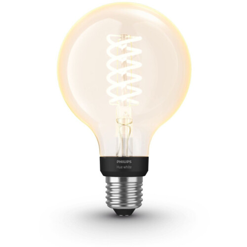 Philips Hue Filament G93 - Slimme LED-lamp - Dimbaar warmwit licht - E27