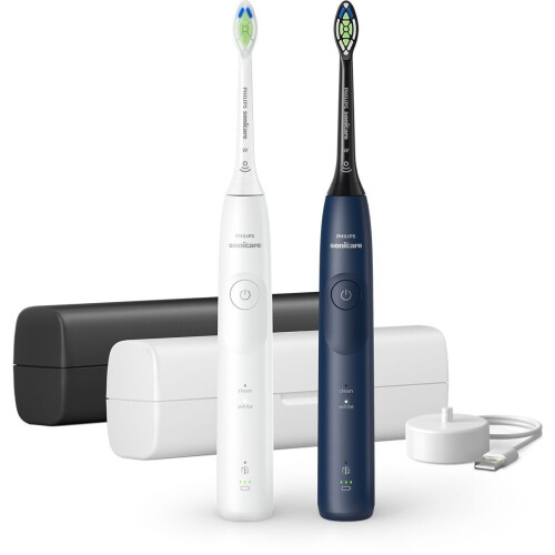 Philips Sonicare 5500 HX7119/01 - Elektrische Tandenborstel - Optimal White-opzetborstel - Duopack
