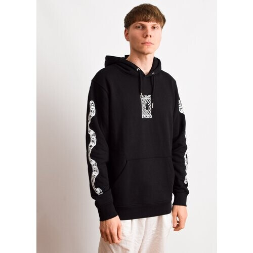 Plant Faced Clothing mannen vegan Make The Connection Hoodie - Zwart