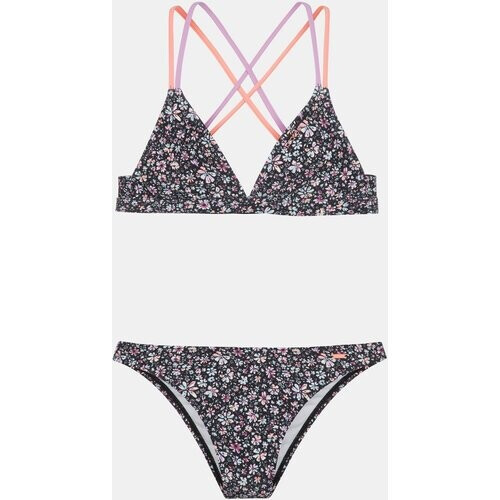 Protest Prteva Jr Triangle Bikini Zwart/Ass. Bloem