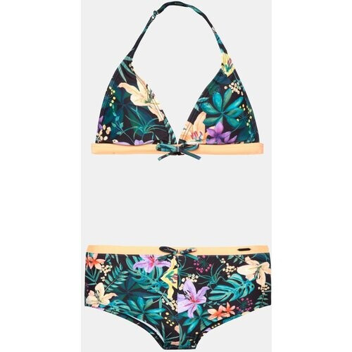 Protest Prtkoski B Jr Halter Bikini Zwart/Ass. Bloem
