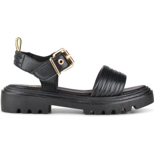 PS Poelman SATURNOS - Dames Sandalen - Chunky - Zwart - Maat 39