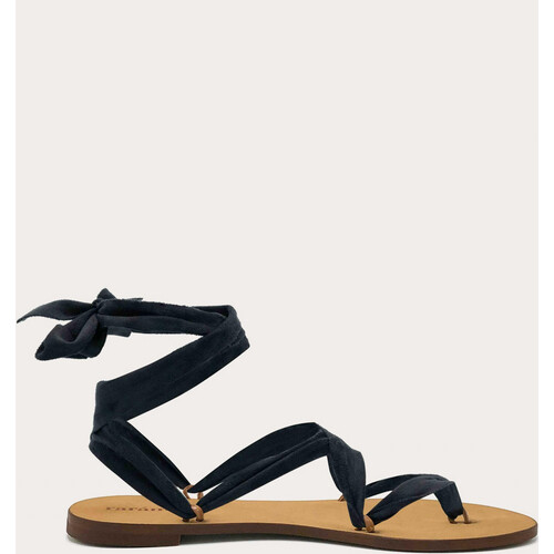 Rarámuri dames vegan Sandalen Cancun Zwart