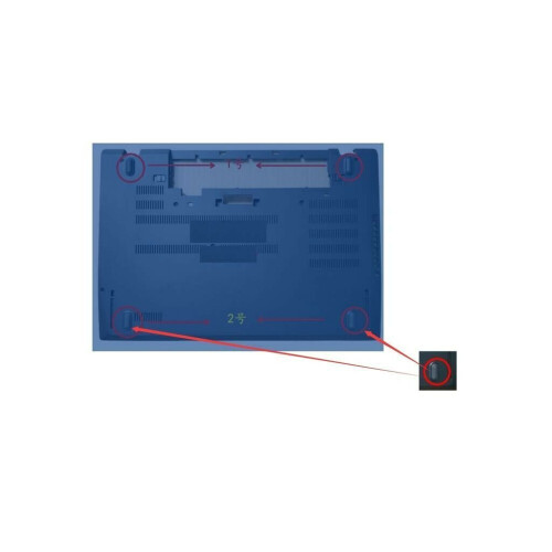 Refurbished 1 Notebook Rubber Foot for Lenovo Think P50s T560 T550 W550s & etc.