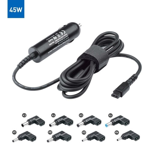 Refurbished 45W Universal intelligent car Charger Adapter with Multiple connectors Max bulk packing