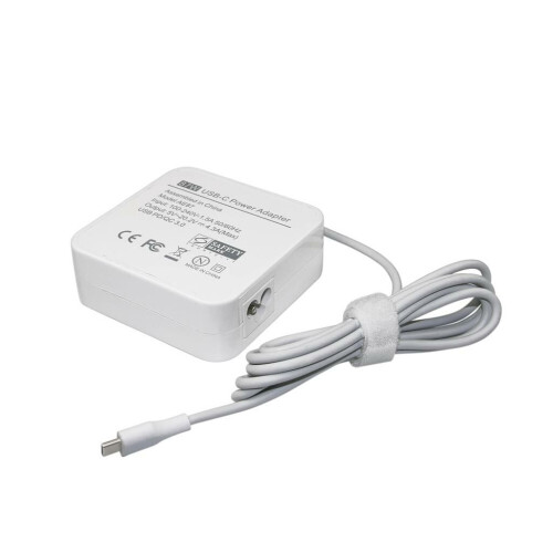 Refurbished 87W Universal Notebook Adapter TYPEC Type-C USB-C Automatic Includes a Power Cord white