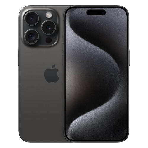 Refurbished Apple iPhone 15 Pro - 128GB - Zwart titanium - 2 jaar Garantie