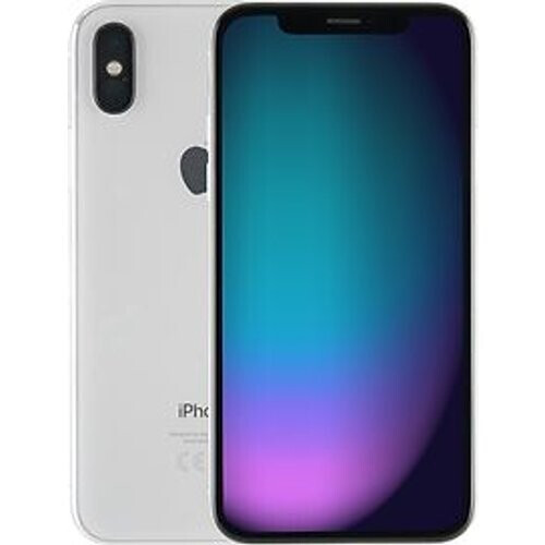 Refurbished Apple iPhone X 64GB zilver